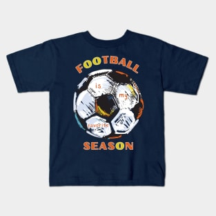 Gridiron Glory: Football Design Kids T-Shirt